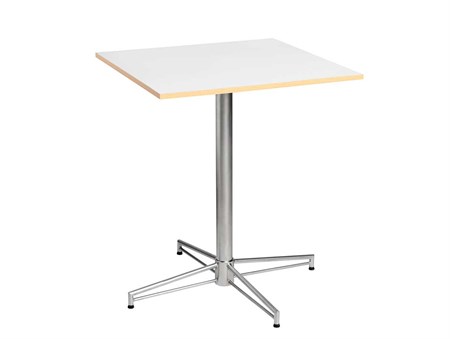 Cafébord Kvadrat vitt, 60x60 cm